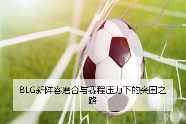 BLG新阵容磨合与赛程压力下的突围之路
